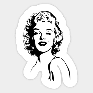 Marilyn Monroe lovers Gift T-shirt Retro vintage Sticker